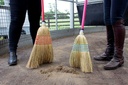 [SP.CORN.PK] Red  Gorilla - Corn Brooms - Standard (NEW 120CM HANDLE PINK) Image 