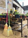 [SP.CORN.PST] Red  Gorilla - Corn Brooms - Standard (NEW 120CM HANDLE PISTACHIO) Image 