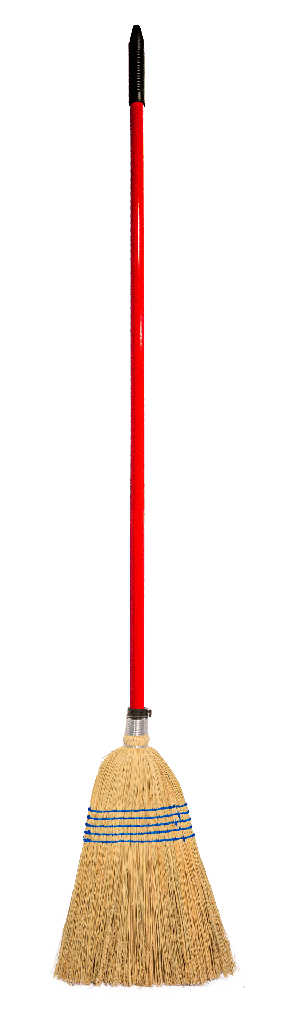 [SP.CORN.R] Red  Gorilla - Corn Brooms - Standard (NEW 120CM HANDLE RED)   Image 
