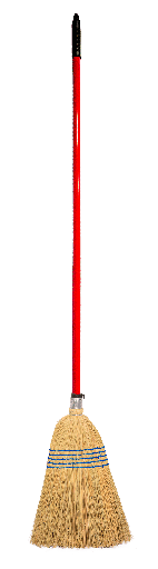Red  Gorilla - Corn Brooms - Standard (NEW 120CM HANDLE RED)  