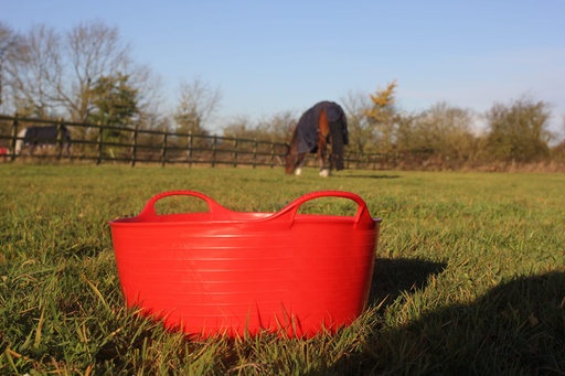 Red  Gorilla - Gorilla Tubs & Recycled Black Tubs - Small Shallow 15L -Red