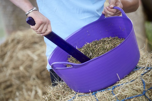 Red  Gorilla - Gorilla Tubs & Recycled Black Tubs - Small Shallow 15L- Purple