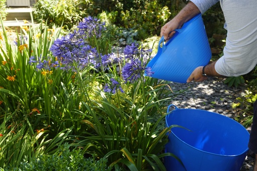 Red  Gorilla - Gorilla Tubs & Recycled Black Tubs - 14L -Sky Blue