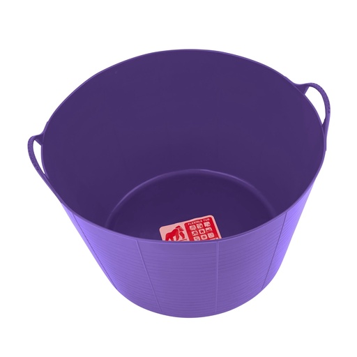 Red  Gorilla - Gorilla Tubs & Recycled Black Tubs - Extra Large 75L -Purple