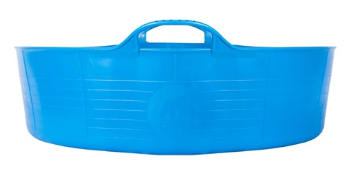 Red  Gorilla - Gorilla Tubs & Recycled Black Tubs - Large Shallow 35L- Blue