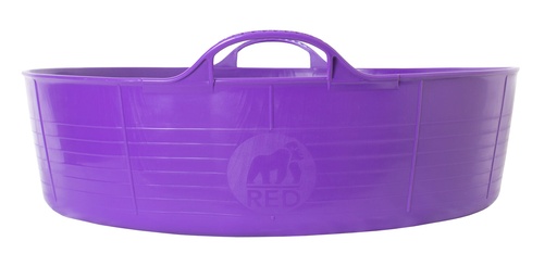 Red  Gorilla - Gorilla Tubs & Recycled Black Tubs - Large Shallow 35L- Purple
