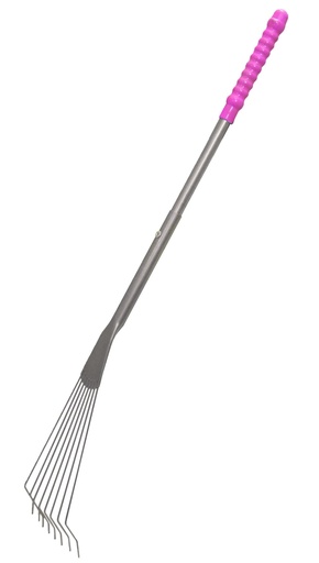 Red  Gorilla - Long Metal Rake - Pink (Big Tidee Long Rake Only)