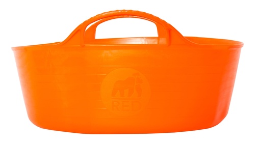 Red  Gorilla - Gorilla Tubs & Recycled Black Tubs - Mini Shallow 5L -Orange