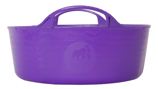 Red  Gorilla - Gorilla Tubs & Recycled Black Tubs - Mini Shallow 5L- Purple