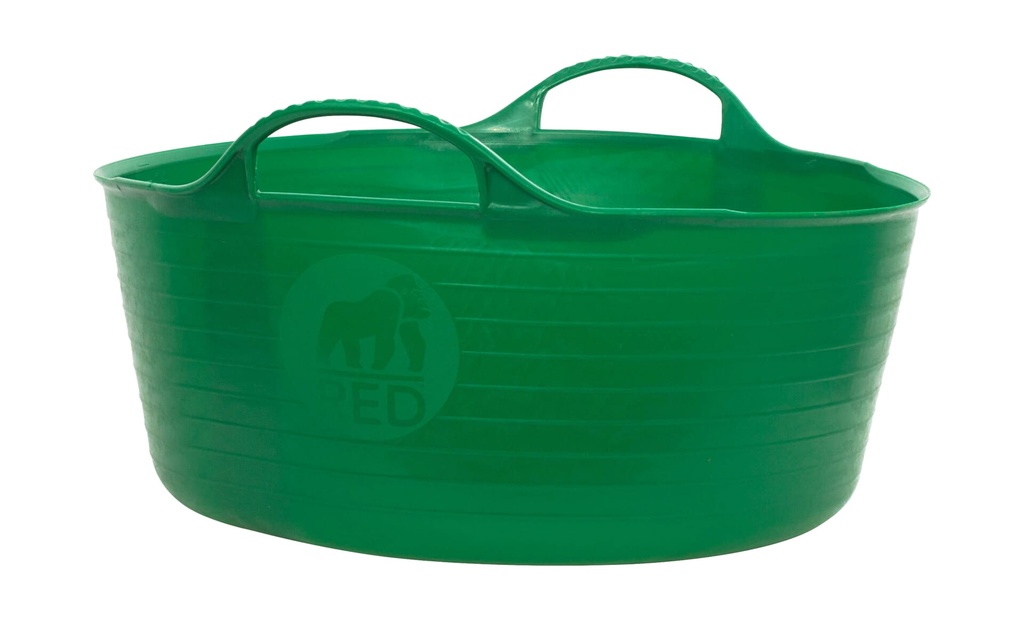 [SP15G] Red  Gorilla - Gorilla Tubs & Recycled Black Tubs - Small Shallow 15L -Green Image 
