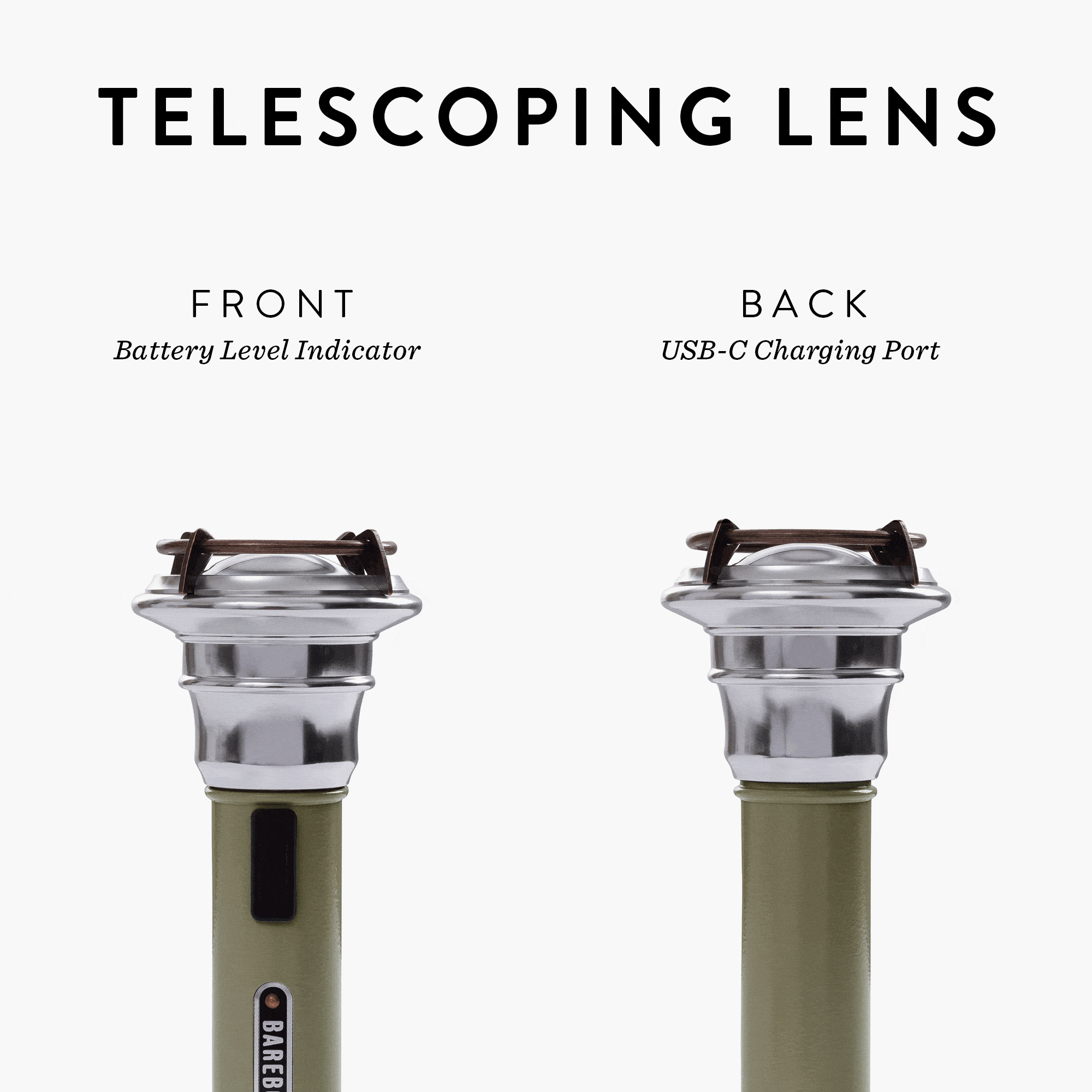 [LIV-257] Vintage Flashlight Gun Metal Image 