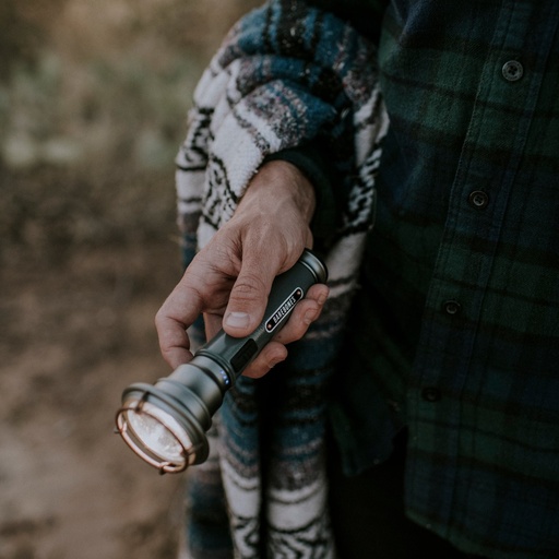 Vintage Flashlight Gun Metal