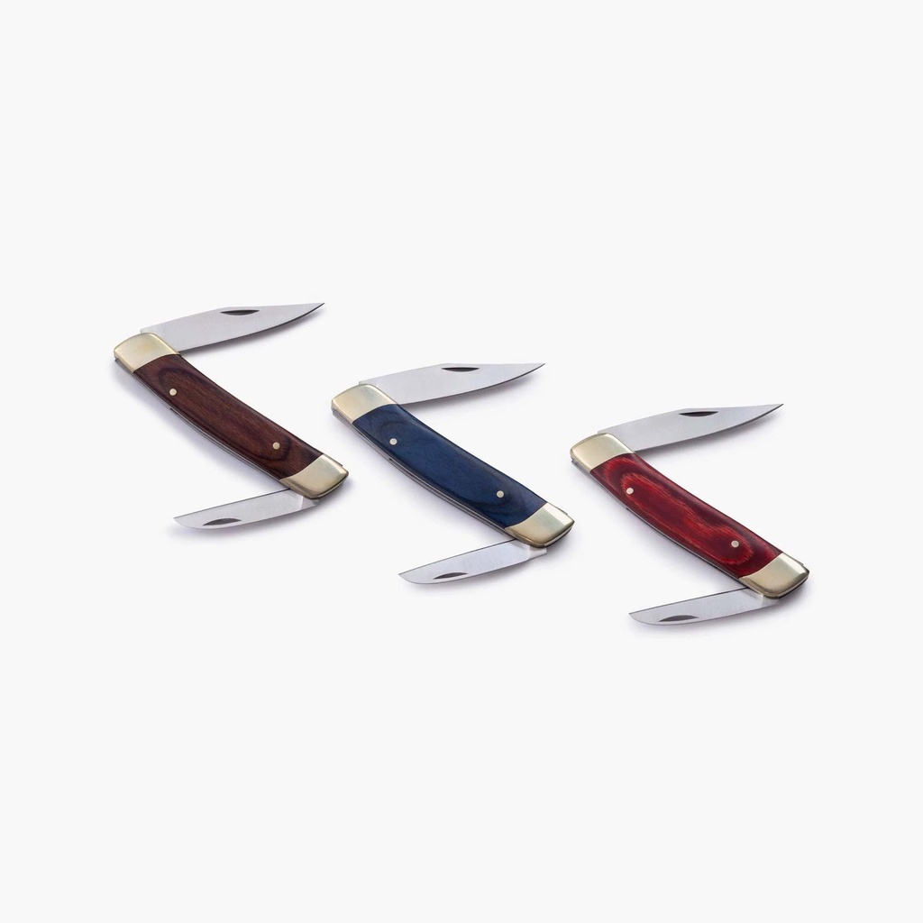 [01-0008] Double Blade Folding Pocket Knife Image 