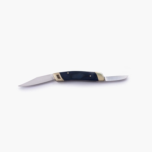 Double Blade Folding Pocket knife Red Wood