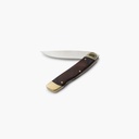 [01-0007] Single Blade Folding Pocket knife Red Wood Image 