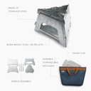 [04-0001] Portable Camp Stove Image 