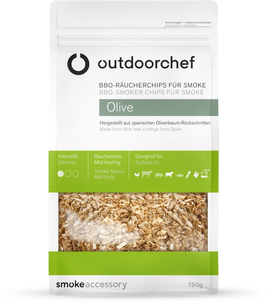 [14.523.19] OutdoorChef - SMOKING CHIPS OLIVE FOR SMOKE Image 