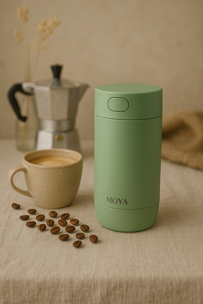 Moya "Ripple" 240ml Travel Coffee Mug Green