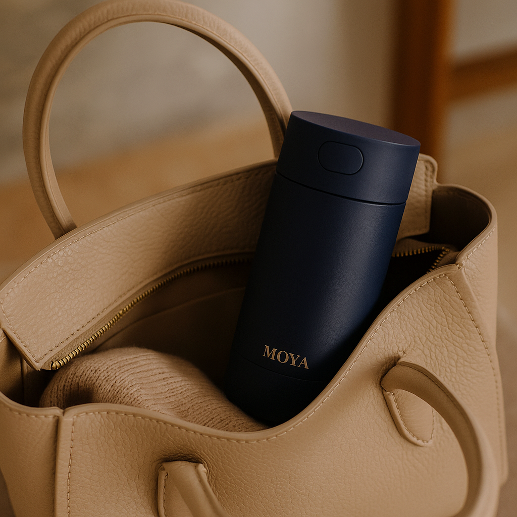 Moya "Surf" 350ml Travel Coffee Mug Navy