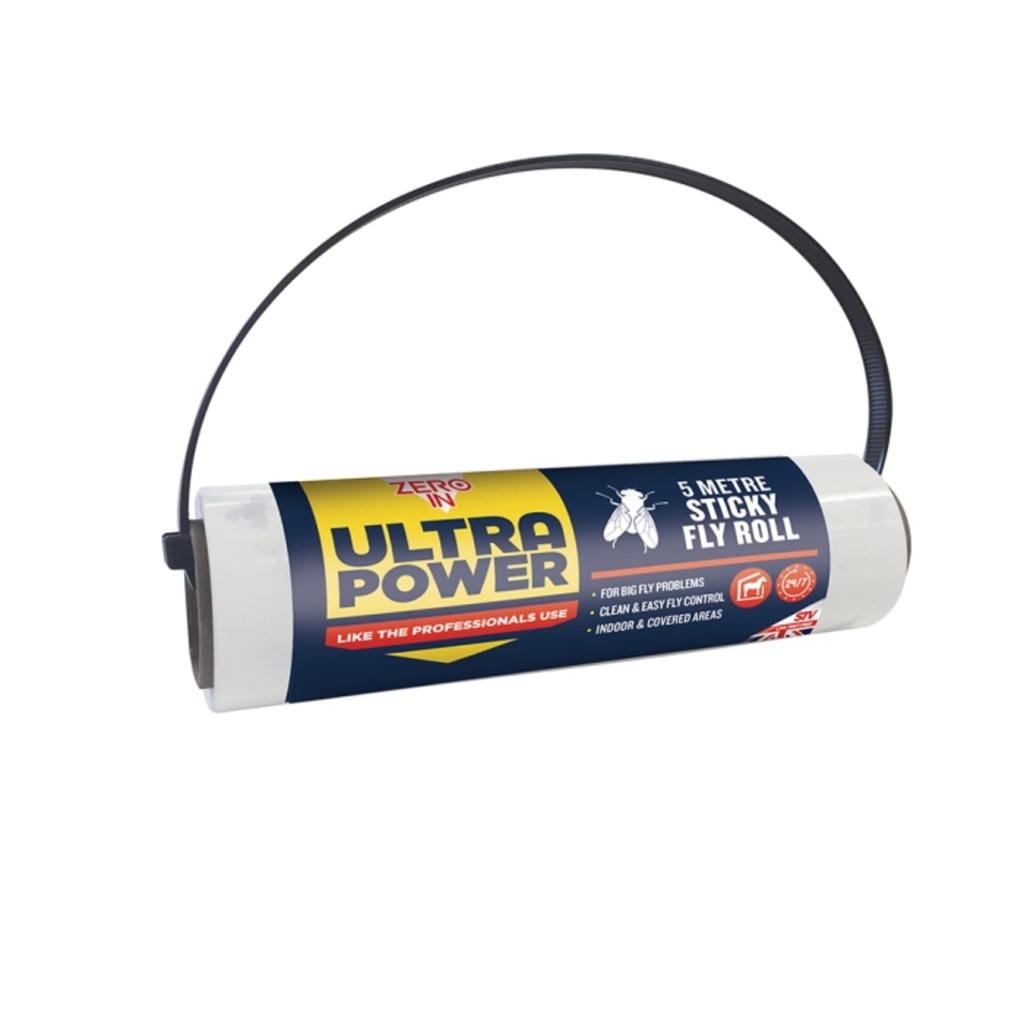 [ZER506]  ZER506  Ultra Power 5 Metre Sticky Fly Roll - Eol Image 
