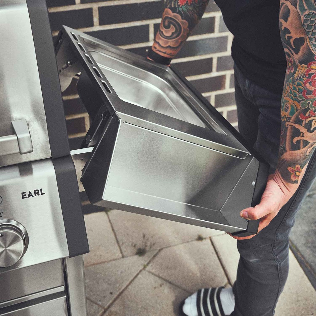 [946625] Burnhard Big EARL - 4-Burner Premium Gas Grill 2025 Stainless Steel with Stainless Steel Grill Grate Image 