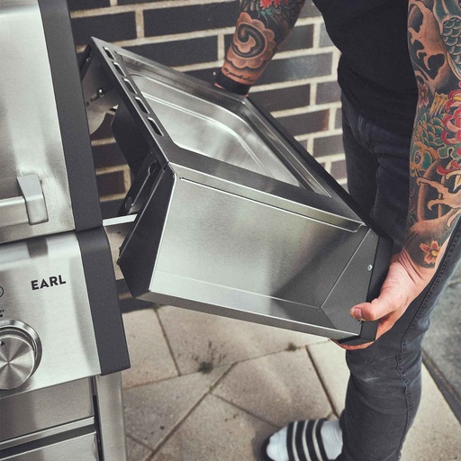 Burnhard Big EARL - 4-Burner Premium Gas Grill 2025 Stainless Steel with Stainless Steel Grill Grate