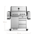 [946625] Burnhard Big EARL - 4-Burner Premium Gas Grill 2025 Stainless Steel with Stainless Steel Grill Grate Image 