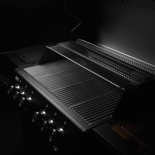 Burnhard Big EARL - 4-Burner Premium-Gas Grill - Black Edition 2025 with Cast Iron Grill Grate