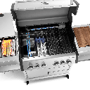 [945984] Burnhard Big EARL - 4-Burner Premium-Gas Grill 2025 with Stainless Steel with Cast Iron Grill Grate Image 