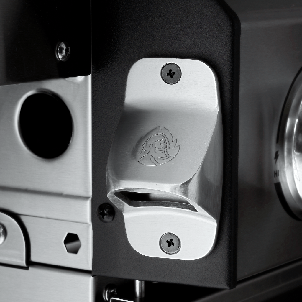 [946007] Burnhard Big FRED - 4-Burner Gas Grill Basic - Series 3 Stainless Steel with Stainless Steel Grate Image 