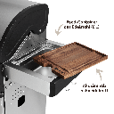 [945969] Burnhard Big FRED - 4-Burner Gas Grill Deluxe Stainless Steel - Series 3 With Stainless Steel Grate Image 