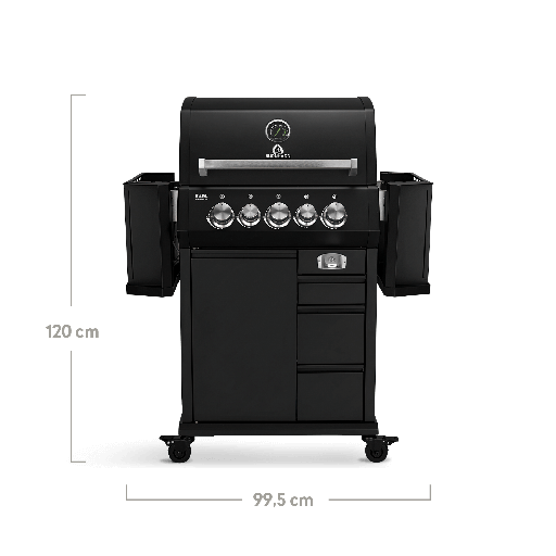 Burnhard EARL - 3-Burner Premium-Gas Grill 2025 Stainless Steel with Stainless Steel Grill Grate