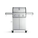 [945513] Burnhard FRED - 3-Burner Gas Grill Basic Edition - Series 3 Stainless Steel with Cast Iron Grate Image 