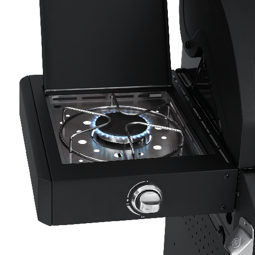 Burnhard FRED - 3-Burner Gas Grill Deluxe Black Edition - Series 3 with Cast Iron Grate