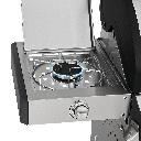 [945517] Burnhard FRED - 3-Burner Gas Grill Deluxe Stainless Steel - Series 3 with Cast Iron Grate Image 