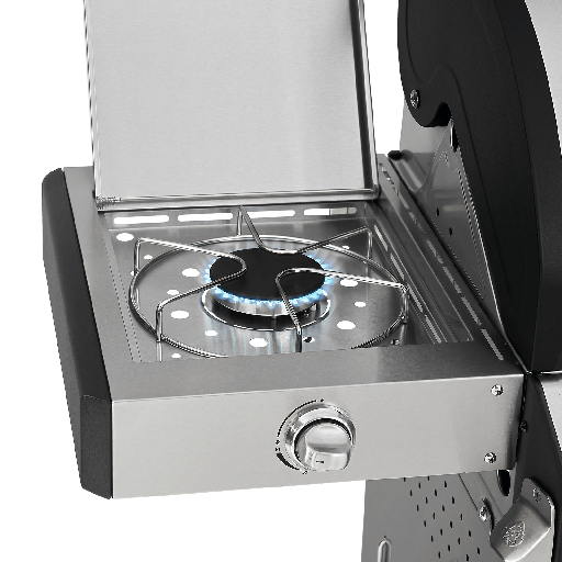 Burnhard FRED - 3-Burner Gas Grill Deluxe Stainless Steel - Series 3 with Stainless Steel Grate