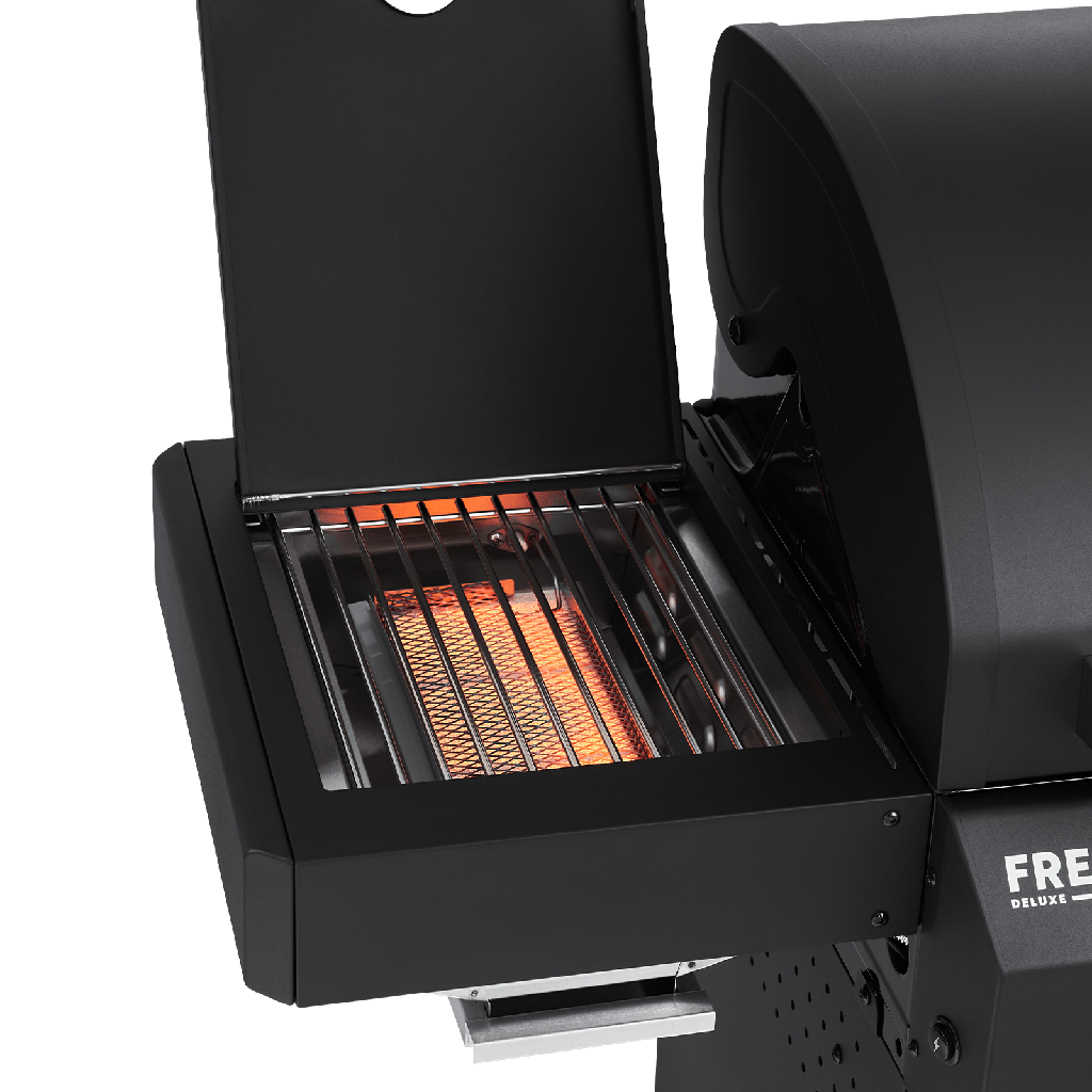 [945966] Burnhard FRED Jr. - 2-Burner Gas Grill Deluxe Black Edition - Series 3 with Stainless Steel Grate Image 