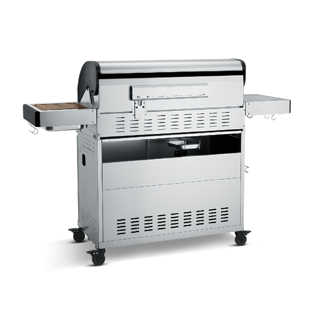 [945971] Burnhard Fat FRED - 6-Burner Gas Grill Deluxe Stainless Steel - Series 3 with Stainless Steel Grate Image 