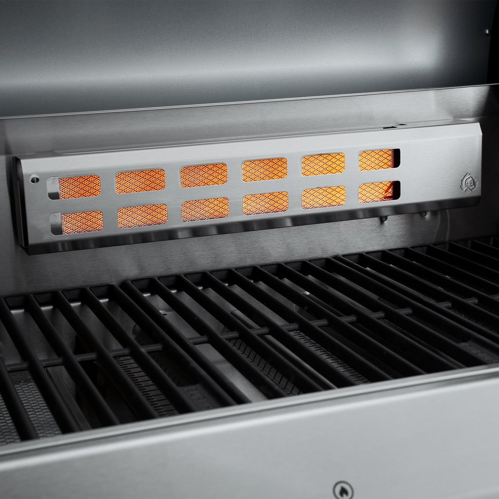 [945971] Burnhard Fat FRED - 6-Burner Gas Grill Deluxe Stainless Steel - Series 3 with Stainless Steel Grate Image 