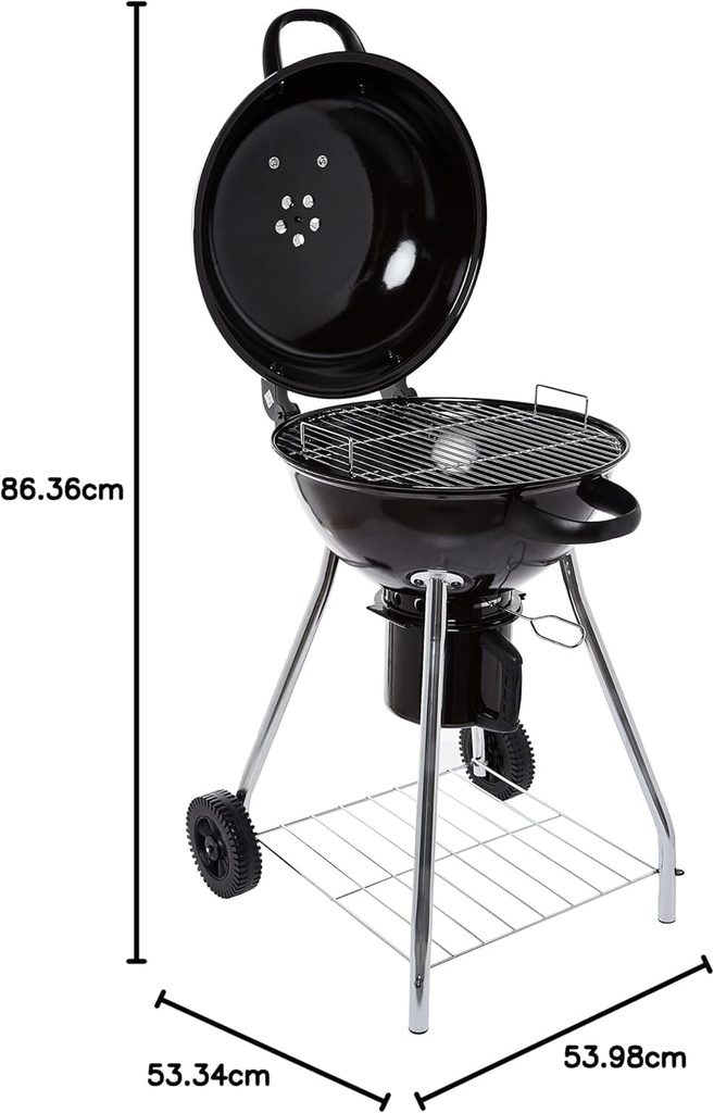 [12301721] Charbroil - Charbroil 18.5" Kettle Charcoal Grill Image 