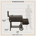 [24203001] Oklahoma Joe's Highland Offset Smoker Image 