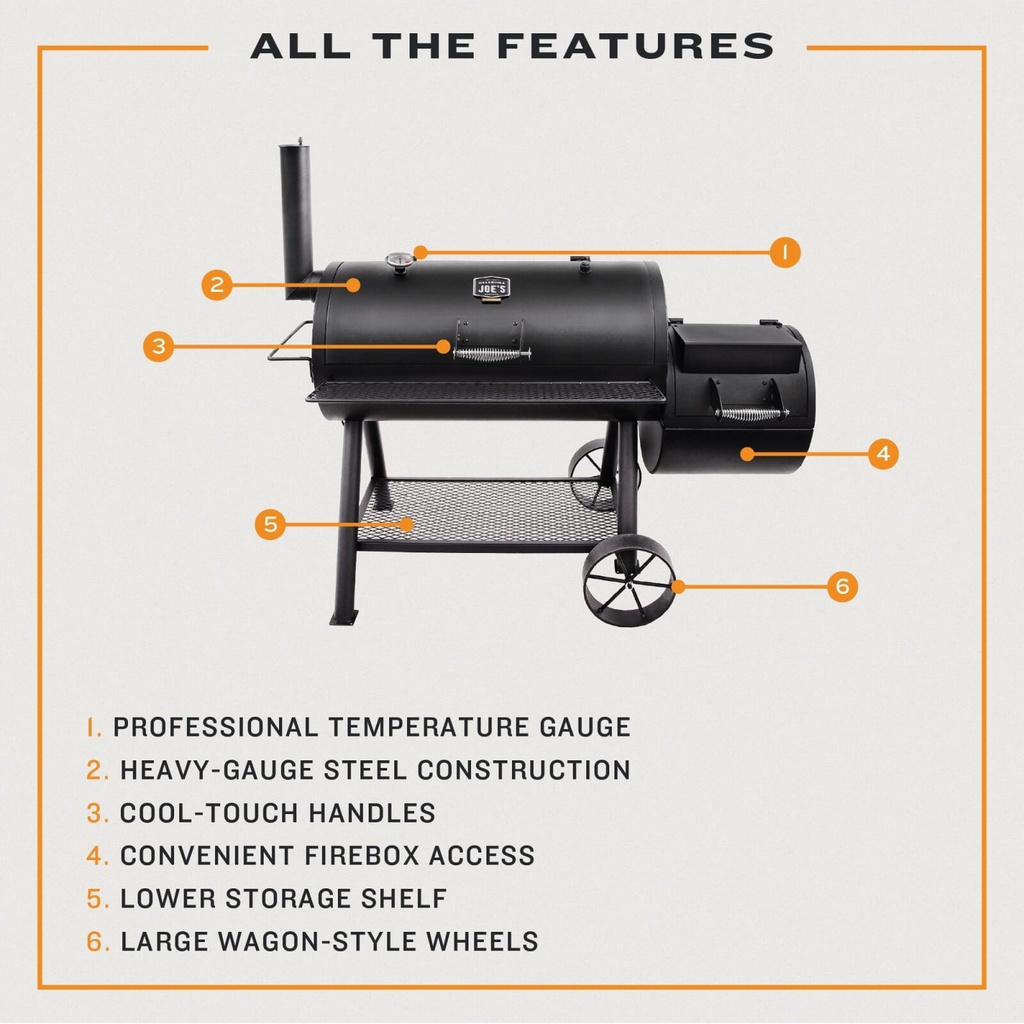 [13201747-50] Oklahoma Joe's Longhorn Offset Smoker Image 