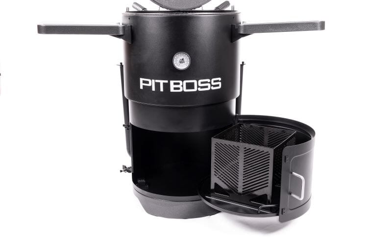 [10806] Pitboss - Champion Charcoal Barrel Smoker Image 