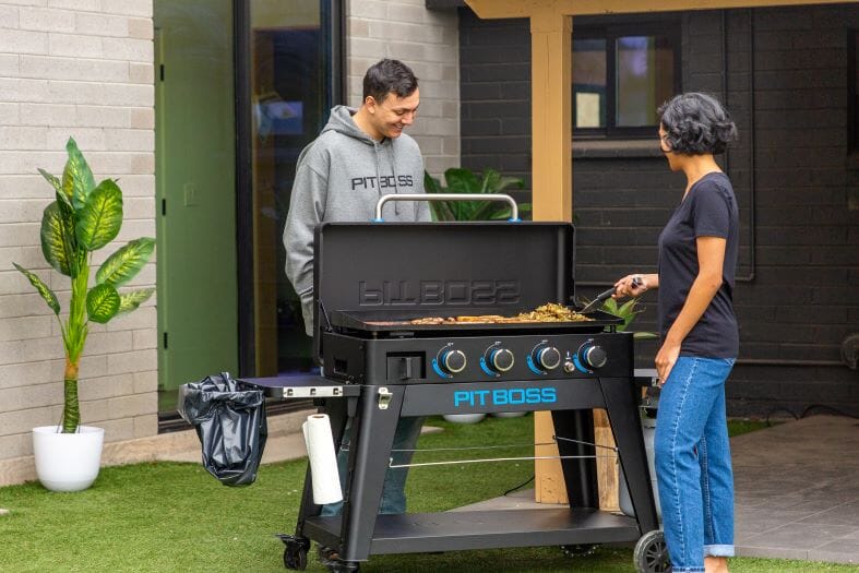 [10813] Pitboss - Ultimate Plancha:  4 Burner with Cart  Image 