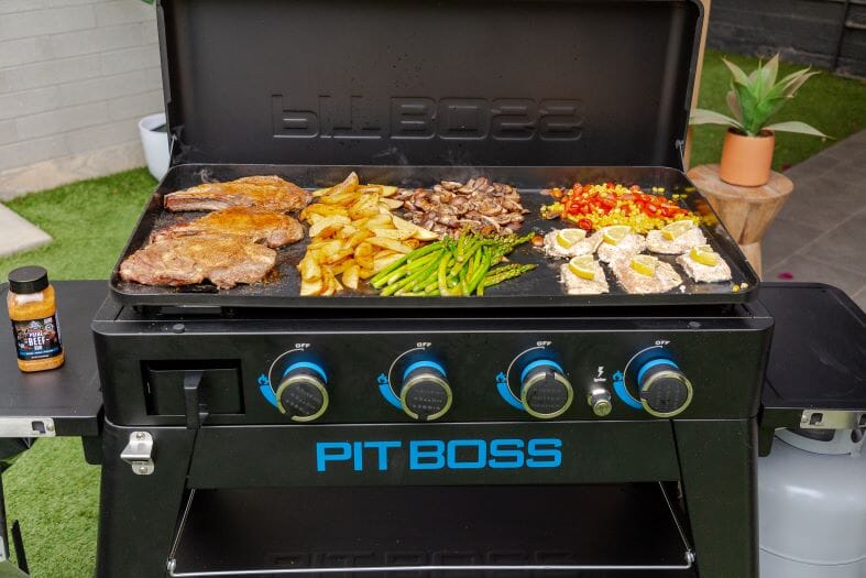 [10813] Pitboss - Ultimate Plancha:  4 Burner with Cart  Image 