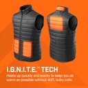 [THA-APR-0005-G] HEATED VEST MEN'S LARGE Image 