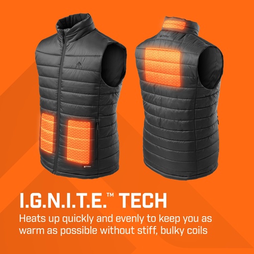 HEATED VEST MEN'S XXLARGE