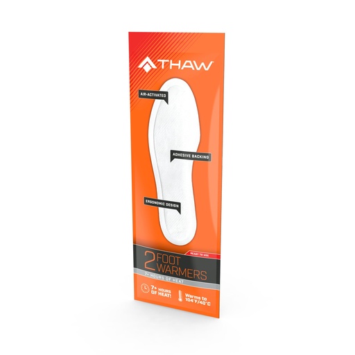 THAW - 5 Pair Pack-Disposable Insole Warmers - Small