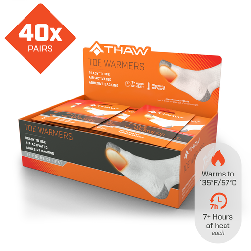 THAW - 5 Pair Pack-Disposable Toe Warmers