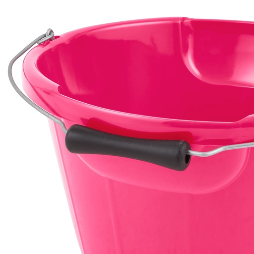 Red  Gorilla - Gorilla Plas - Gorilla Plas 10L Feed Bucket -Pink